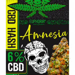 Euphoria CBD Hash 60mg Amnesia 1 g